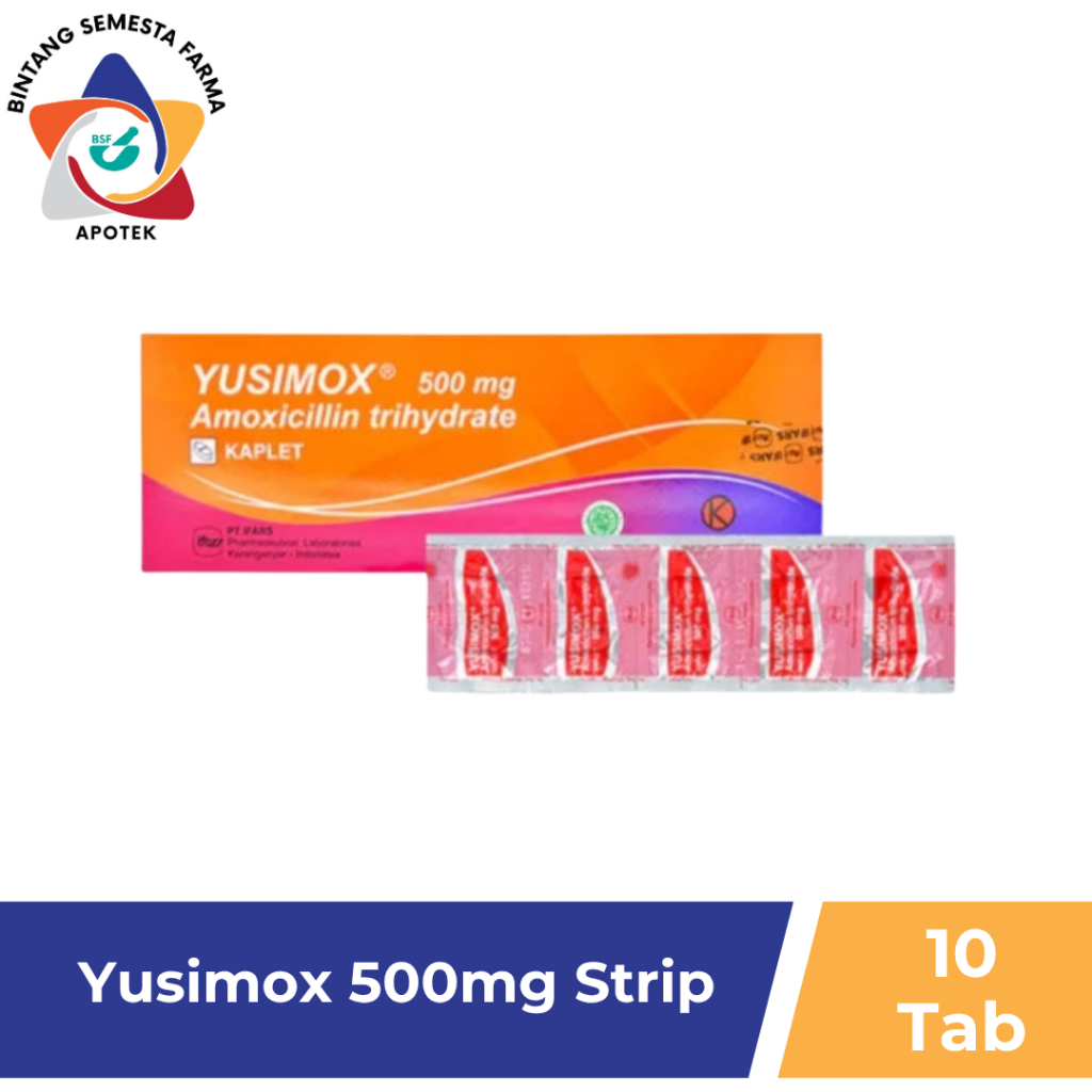 YUSIMOX 500 MG 1 STRIP @ 10 KAPLET
