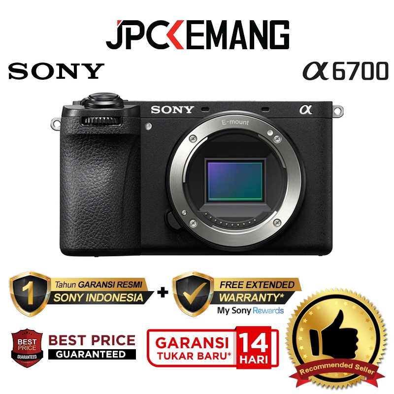 Sony A6700 Body Only Mirrorless Camera Sony Alpha A 6700 Garansi Resmi