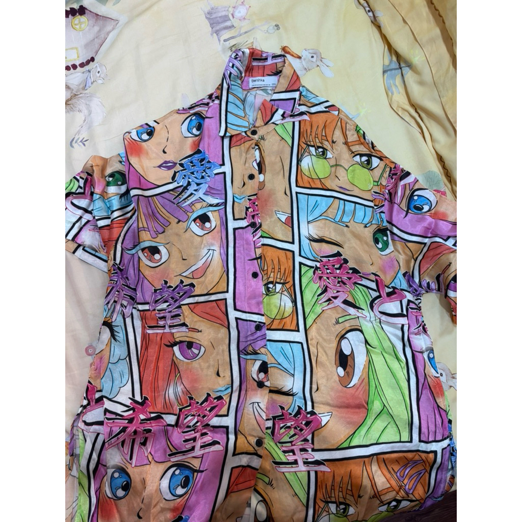 BERSHKA ANIME OVERSIZE TEE