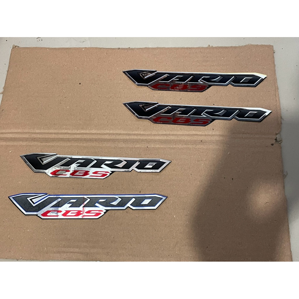 Striping vario 110 karbu / STICKER LOGO VARIO CBS HONDA ORIGINAL