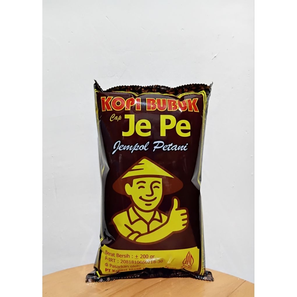 Kopi Bubuk Lampung Cap Je Pe Jempol Petani