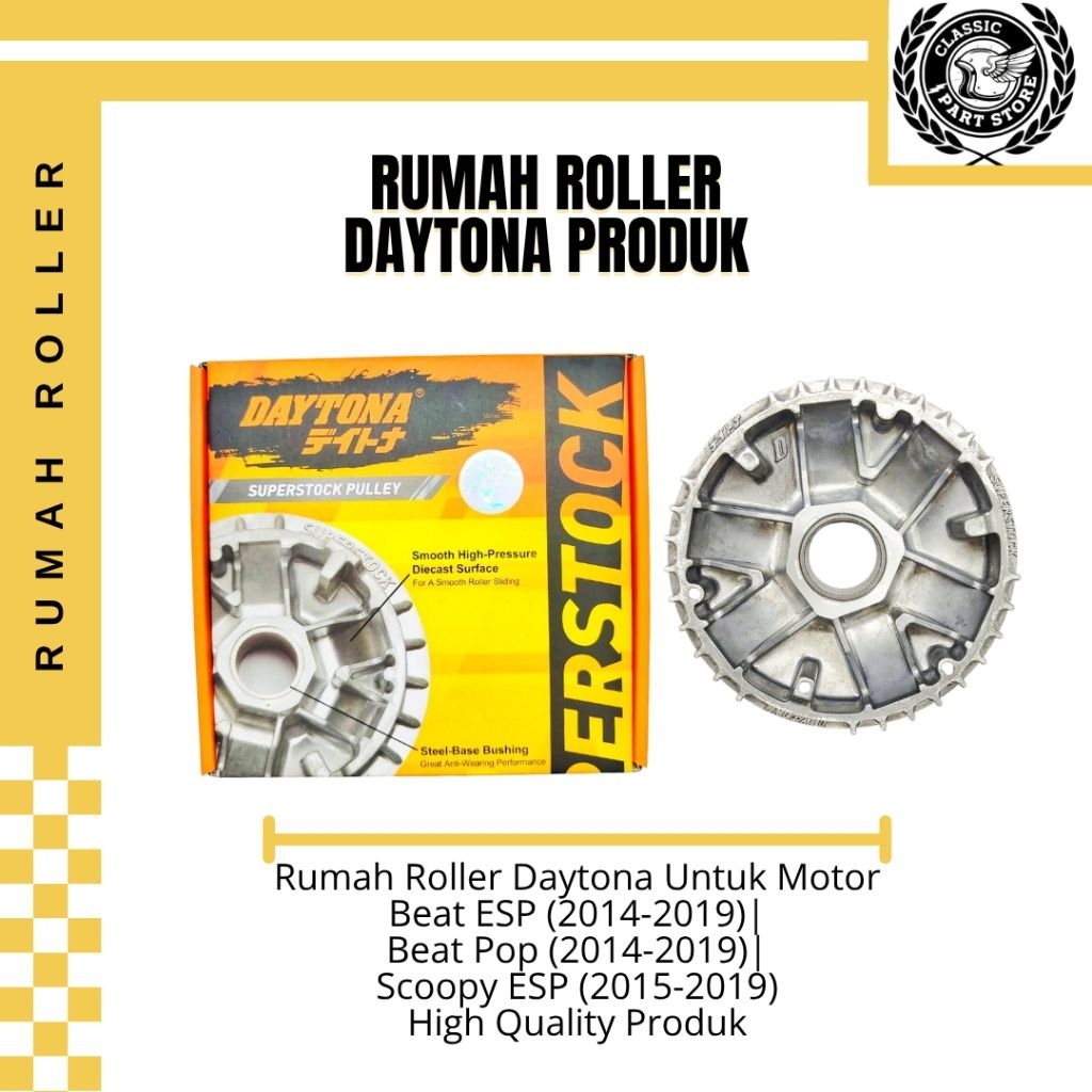 Rumah Roller Daytona Beat Esp | Beat Pop | Scoopy Esp