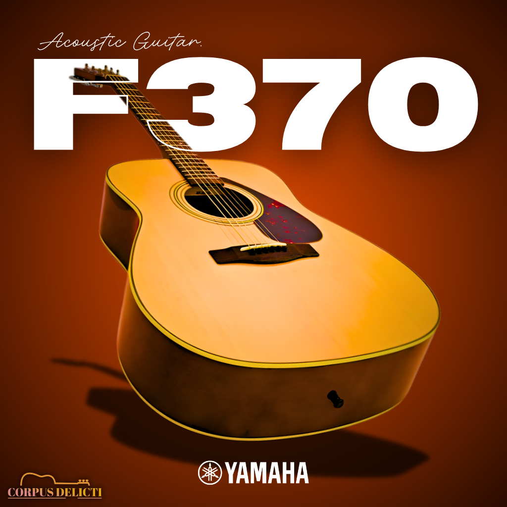 YAMAHA F370 Acoustic Guitar Gitar Akustik Full Size (Natural) (ORIGINAL)