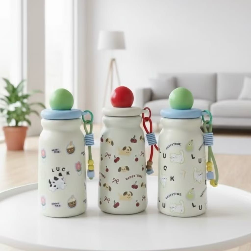 Termos Tumbler Aesthetic Sedotan Stainless Steel 500ml