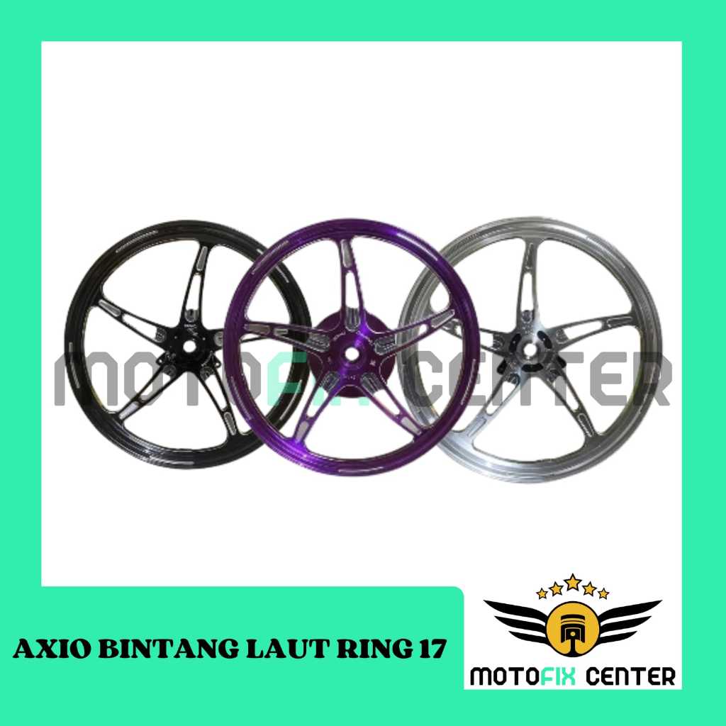 Axio Bintang Laut Ring 17 - Velg Motor dengan Desain Bintang Laut dan Ukuran Ring 17