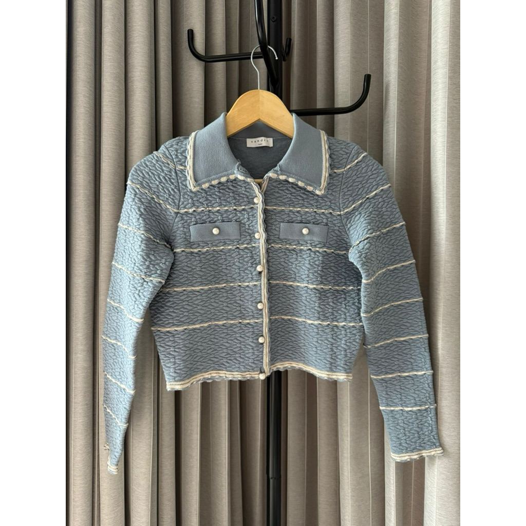 Sandro Blue Cardigan (Preloved)