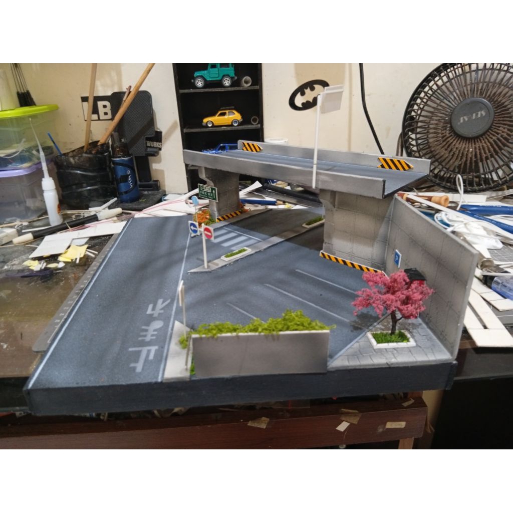 Diorama jalan