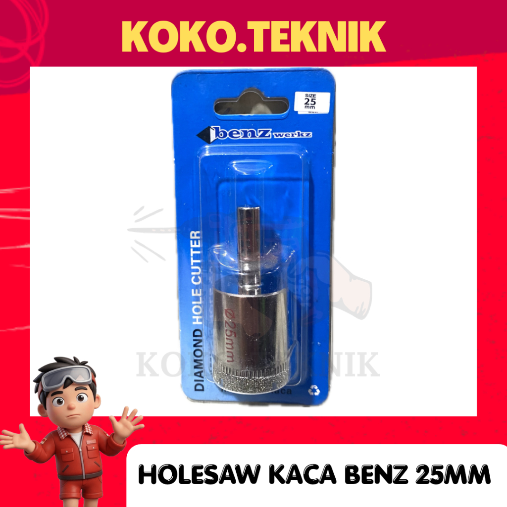 HOLESAW KACA BENZ 25mm HOLE SAW KACA MATA BOR GRANITE MATA BOR KERAMIK HOLESAW KERAMIK DIAMOND HOLE 