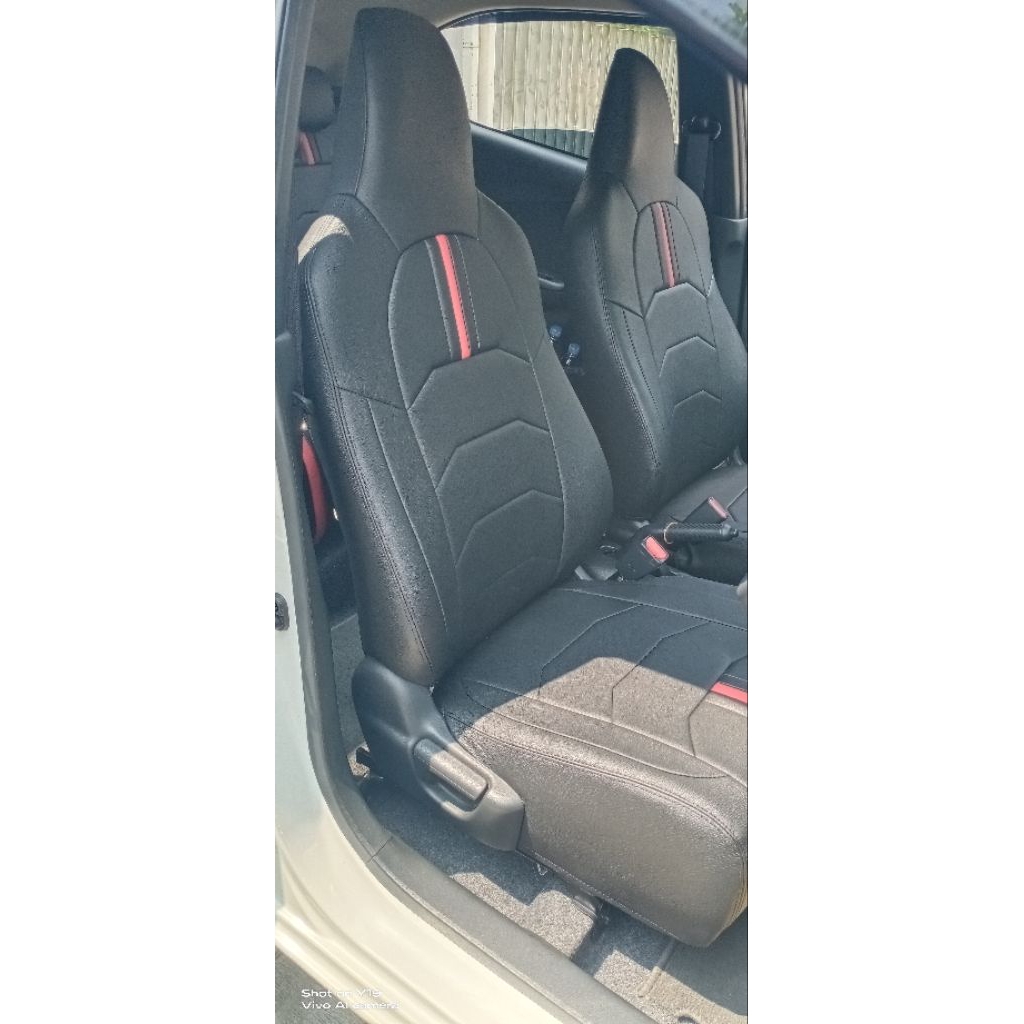 sarung jok mobil Brio bahan MBtech