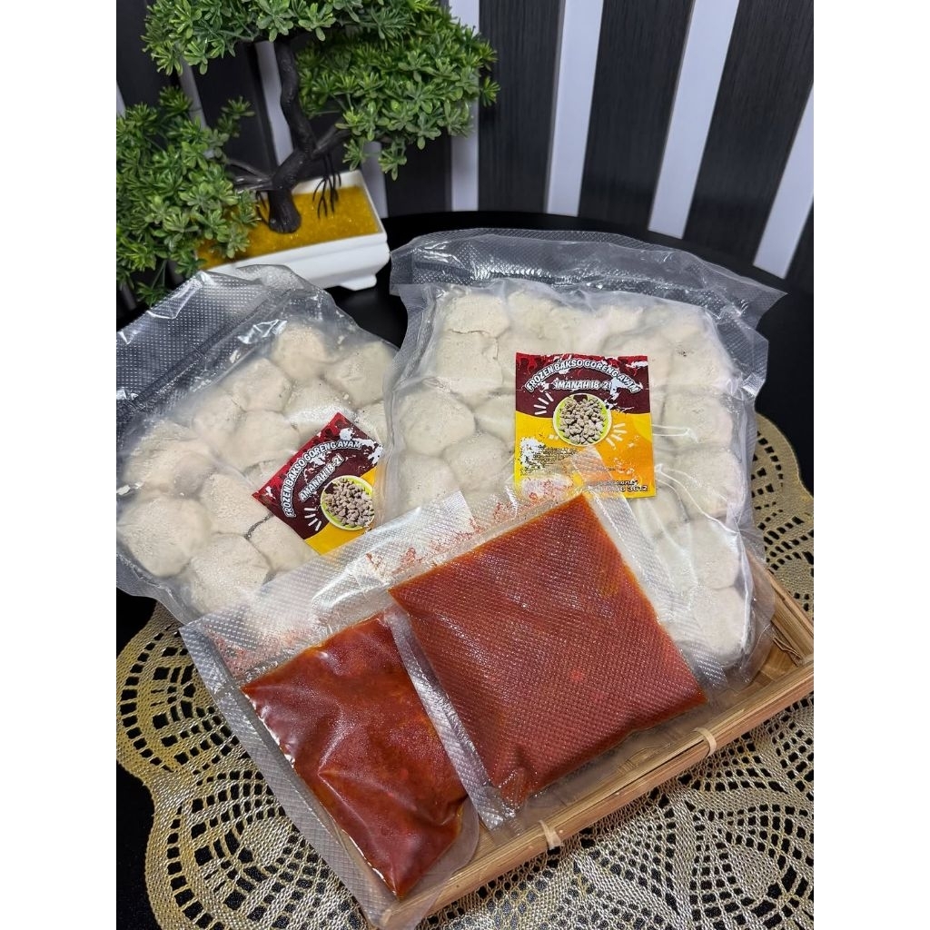 BAKSO GORENG 1/2 KG ISI 30-35 FREE SAUS TOMAT
