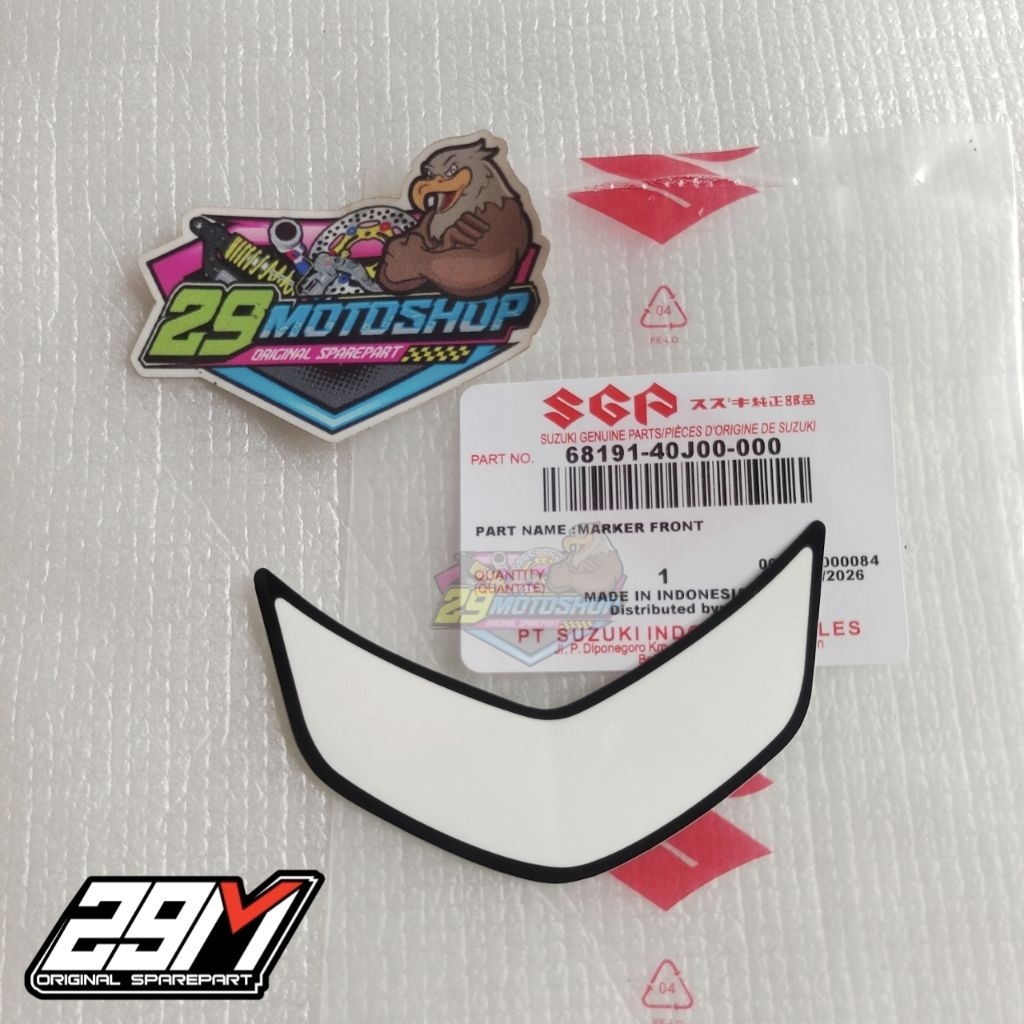 Stiker Marking Spakbor Depan Suzuki Address Original SGP