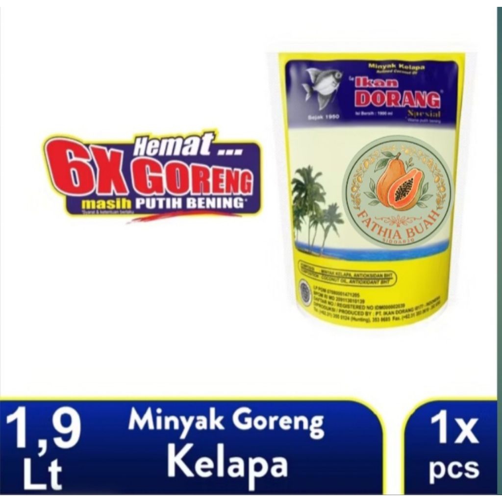Minyak Goreng Ikan Dorang Special 1.9 Liter