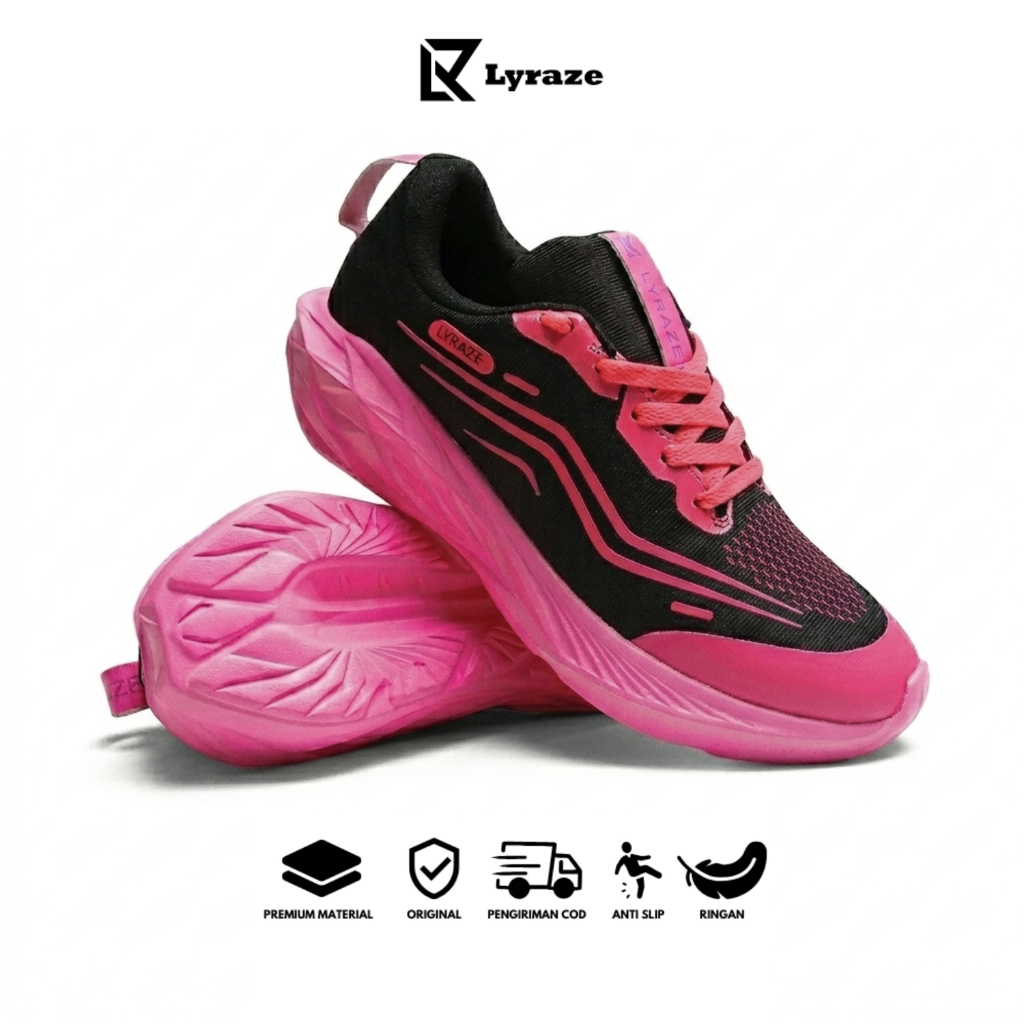 TERBARU Lyraze Faster Sepatu Running Wanita Sepatu Lari Cewek Olahraga Wanita Joging Cewek Size