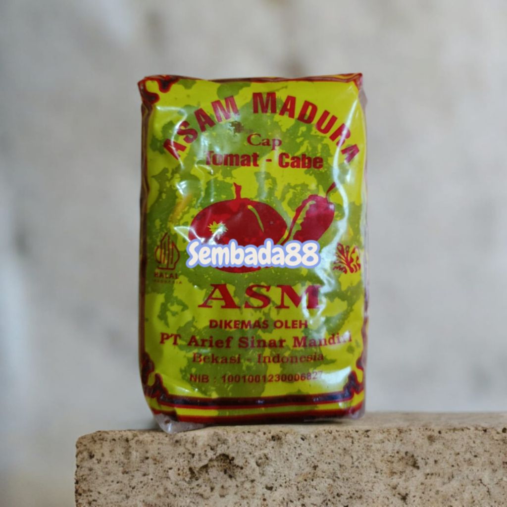ASAM JAWA BIJI CAP TOMAT CABE KEMASAN 350 GRAM / ASAM JAWA / ASEM JAWA / ASEM / ASAM