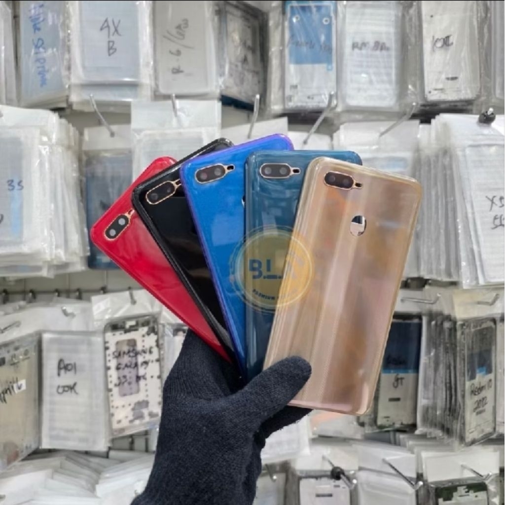 BACK CASING HOUSING CASING FOR OPPO A5S / AX5S KESING FULLSET + BEZEL