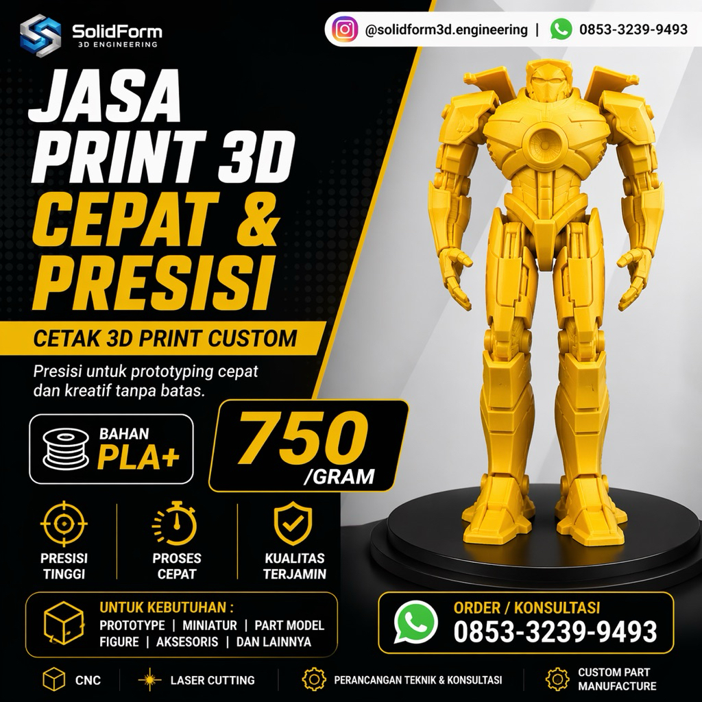 Jasa 3D Printing Custom