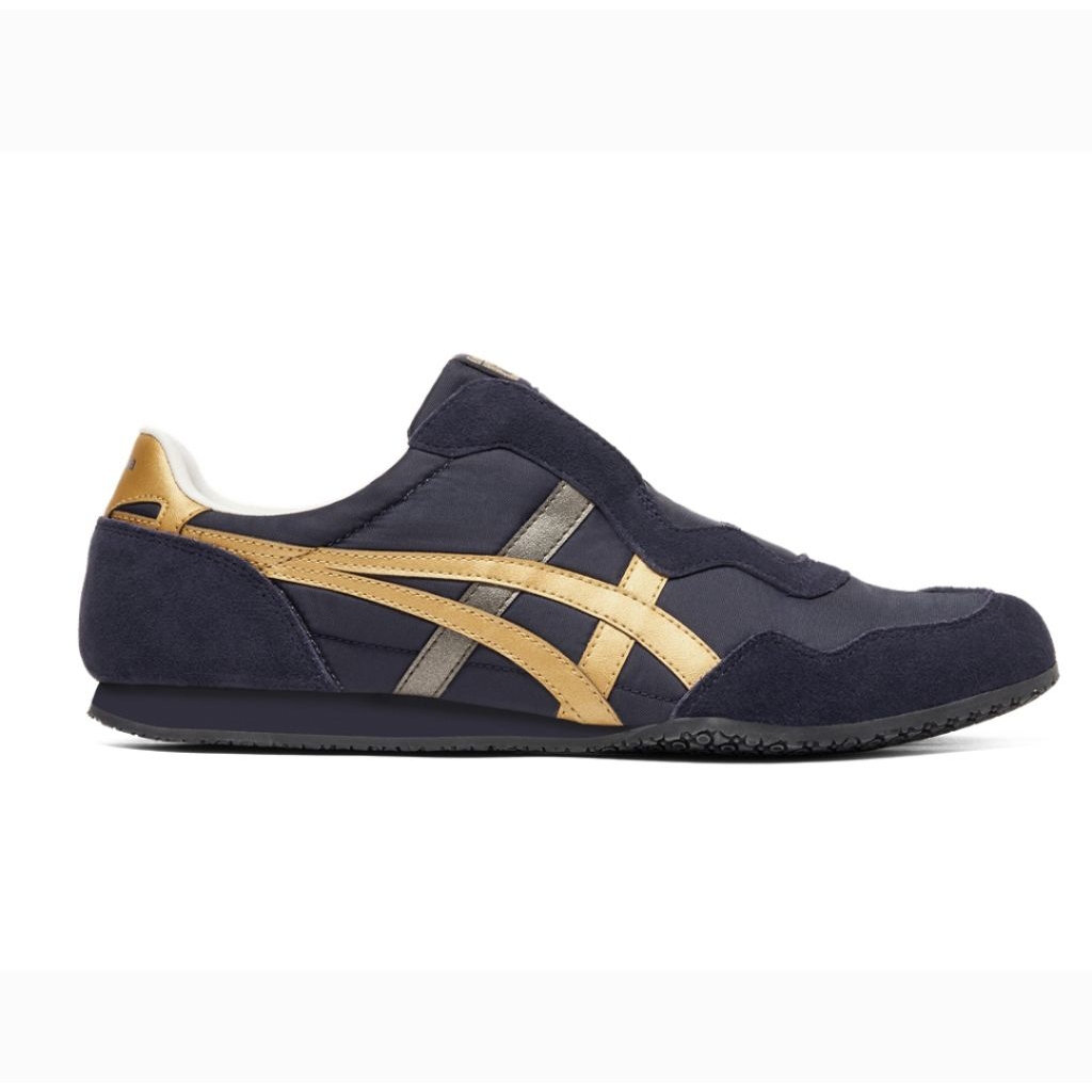 Onitsuka Tiger Serrano Slip On Sneakers Midnight Pure Gold Original