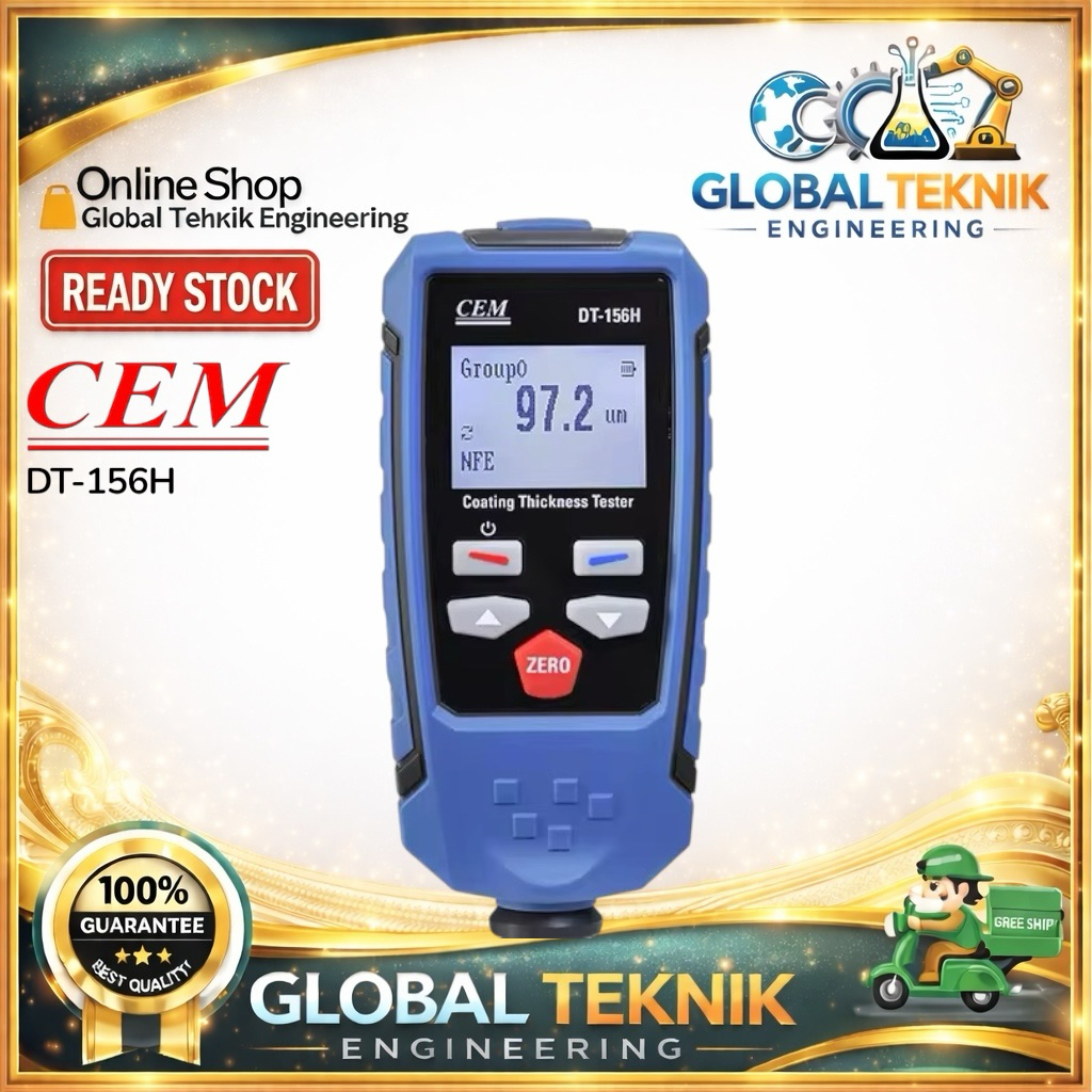 DT-156H Paint Thickness Gauge CEM Coating Tester DT156H Cat Meter CEM DT-156H Paint Thickness Gauge 