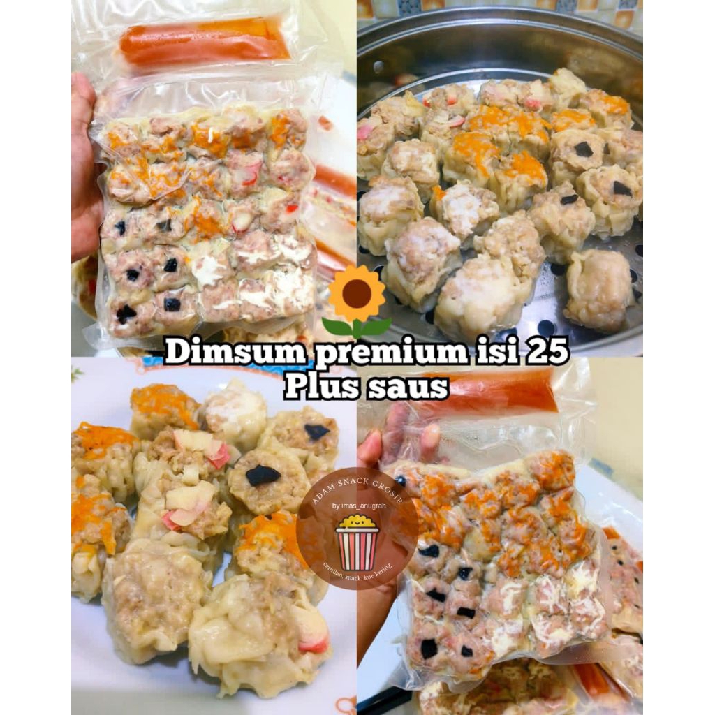 DIMSUM MIX PACK ISI 25 + SAUS / DIMSUM PREMIUM DIMSUM ENAK PREMIUM
