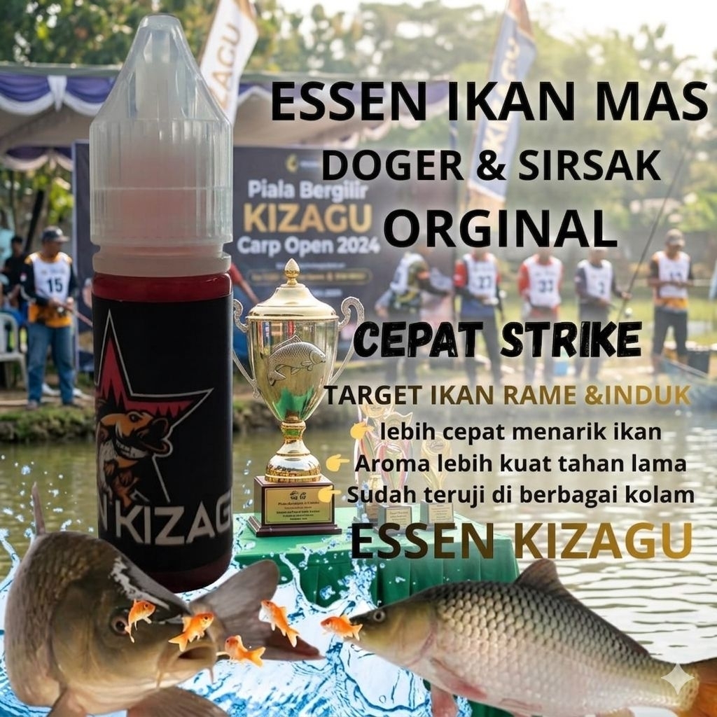 Essen ikan mas Aroma Doger sirsak original Essen ikan mas Doger sirsak 15ml solusi strike