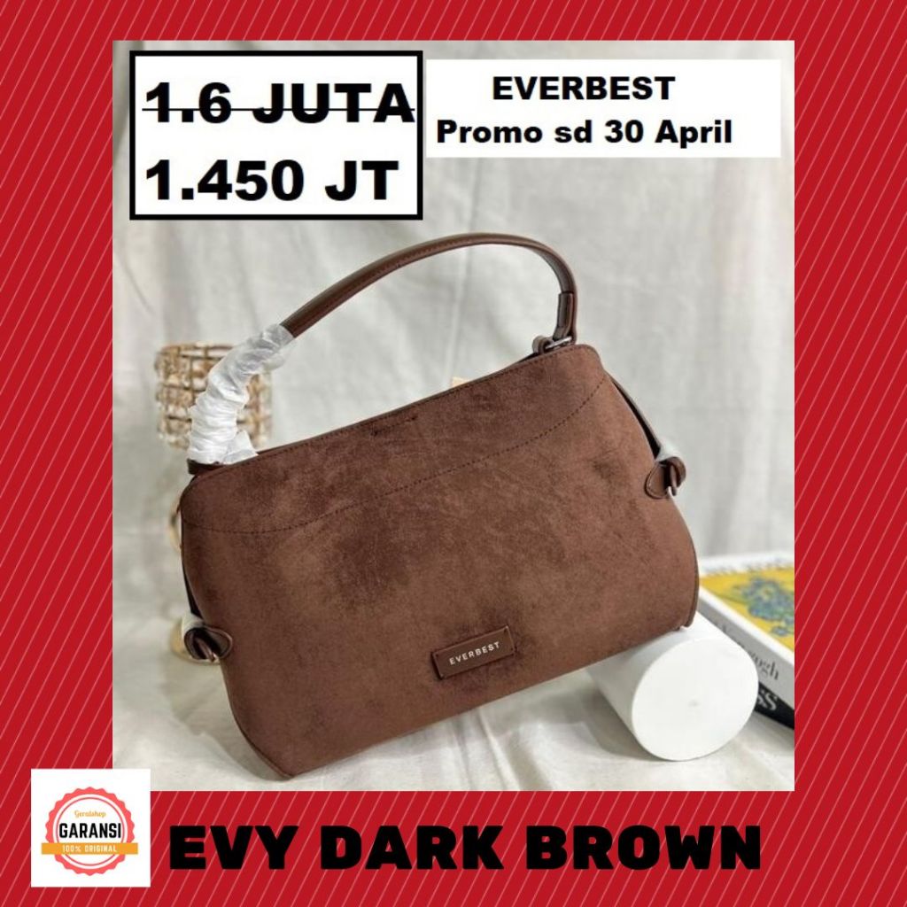 Tas wanita Everbest seri EVY sale satchel bag 100% ORI STORE