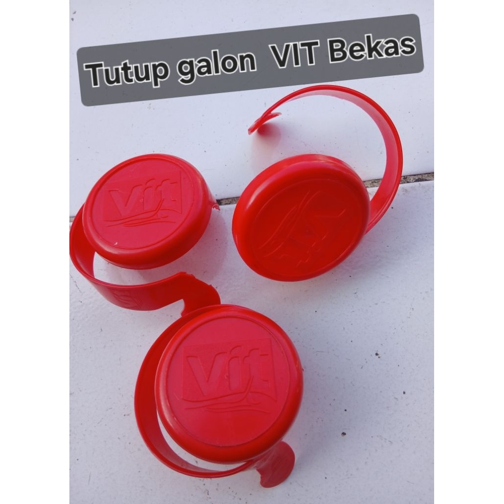Tutup galon bekas Vit galon