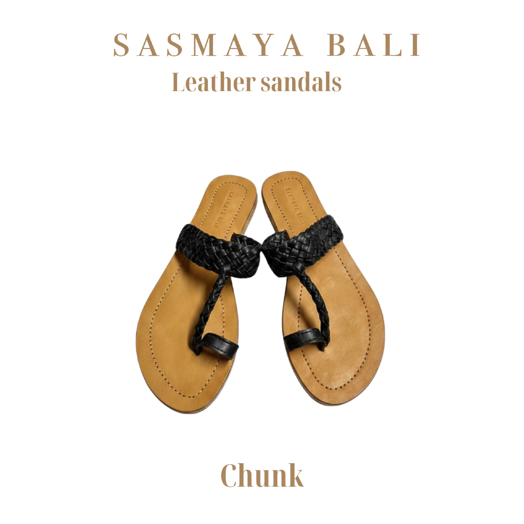 Sasmaya Bali Sandal Wanita Kulit Asli Chunk