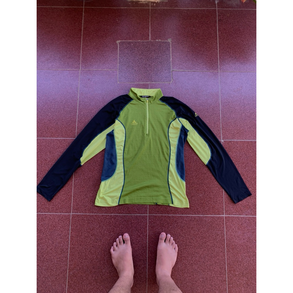 [preloved] jaket outdoor hiking trialrun pria wanita baselayer midlayer second - bekas