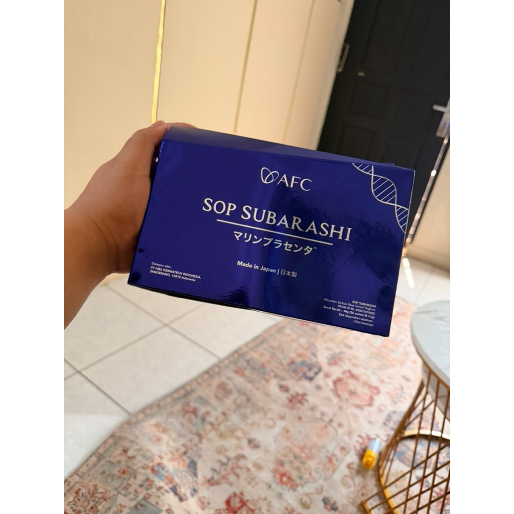 sop subarashi suplemen makanan eceran