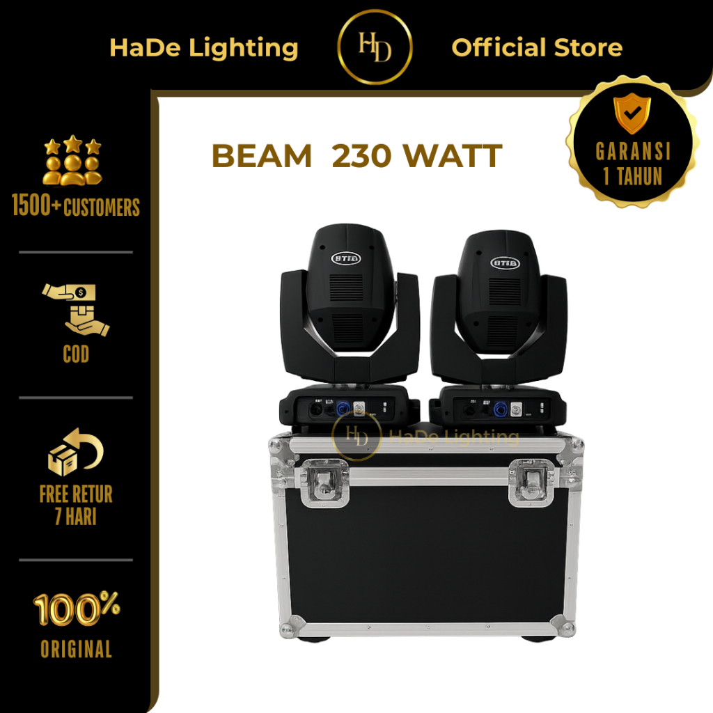 Beam 230 Watt - Lampu Sorot Panggung Beam 230 Watt