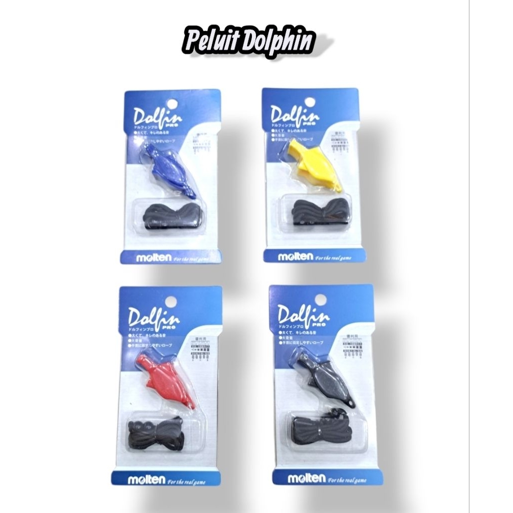 Peluit Molten Dolfin Pro Wasit / Pluit Whistle Dolphin Olahraga / Pramuka / Bola