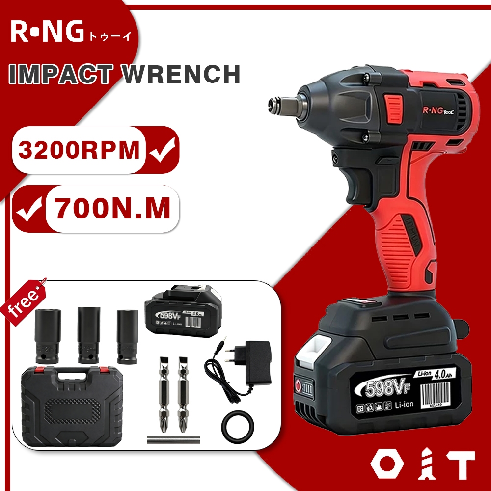 700 N/M impact wrench mesin impact kunci impact cordless impact impact baterai impact pembuka baut