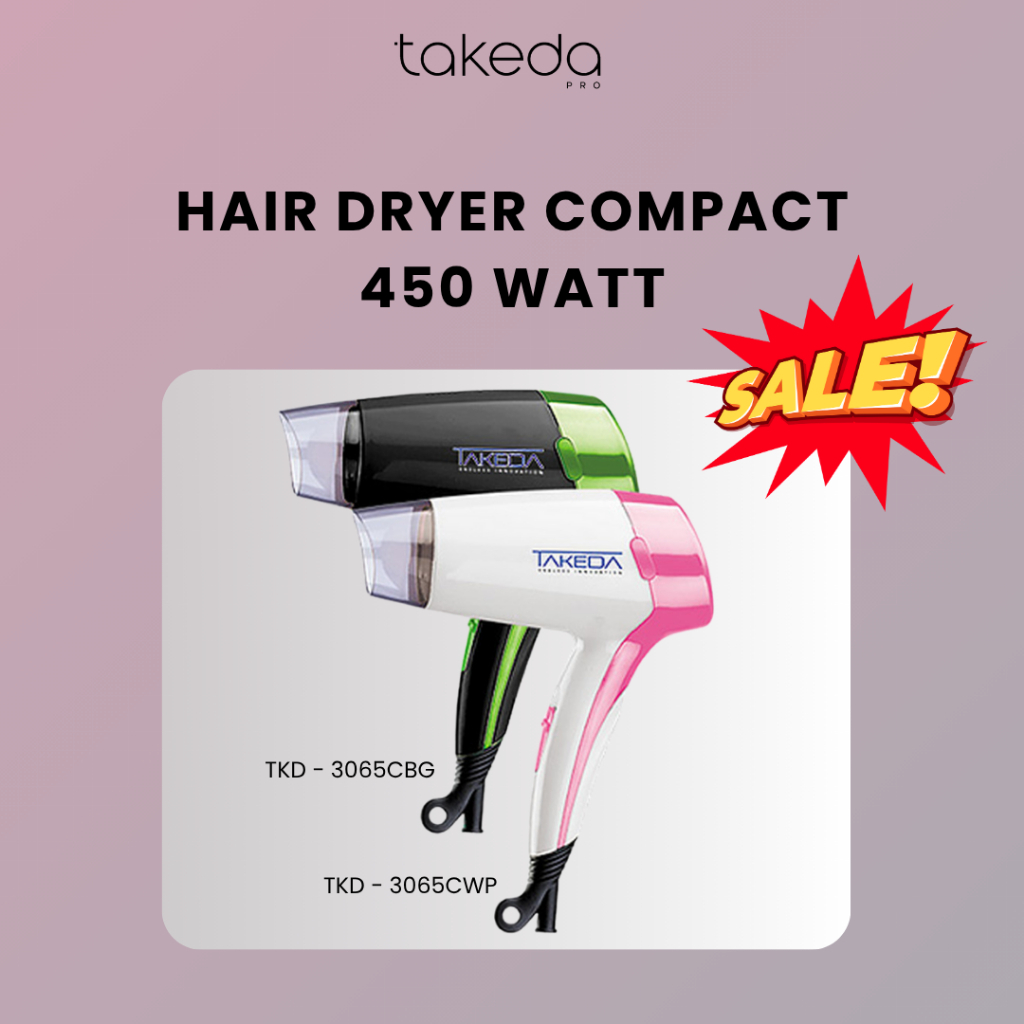 TakedaPro SALE TKD-3065 Hair Dryer 450W