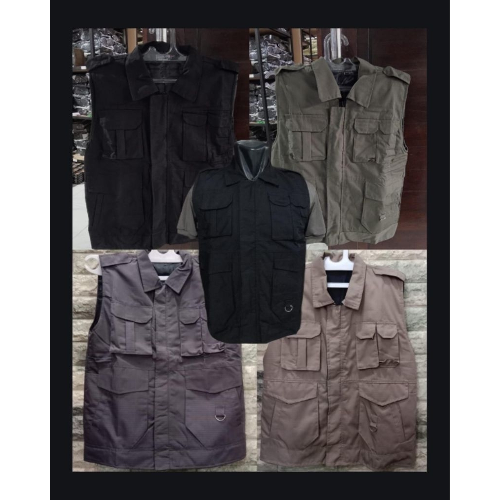 Rompi Tactical Vest Lapangan Pria – Bahan Ripstop Kuat & Awet