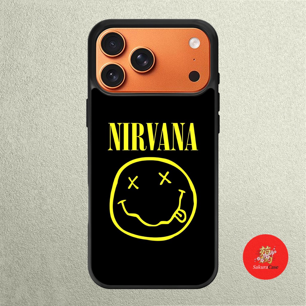 iPhone Case 17 16 15 14 13 12 11 X XR Xs 8 7 6 5 Plus Pro Max Air Softcase NIRVANA Smells