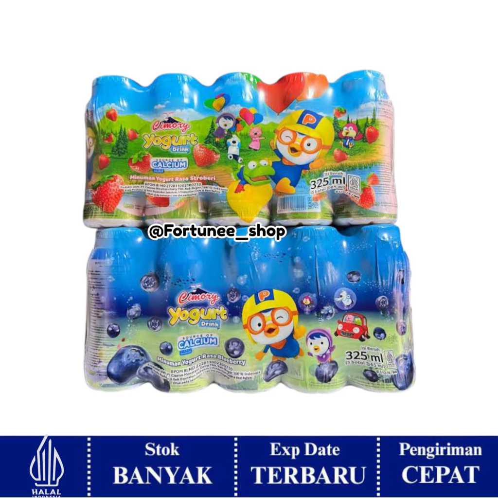 Cimory Yogurt Drink 65 ml / Cimory Banded Pororo isi 5