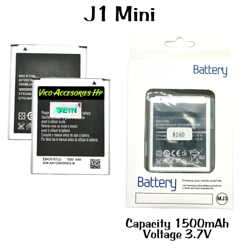 Baterai J1 MINI battery batre