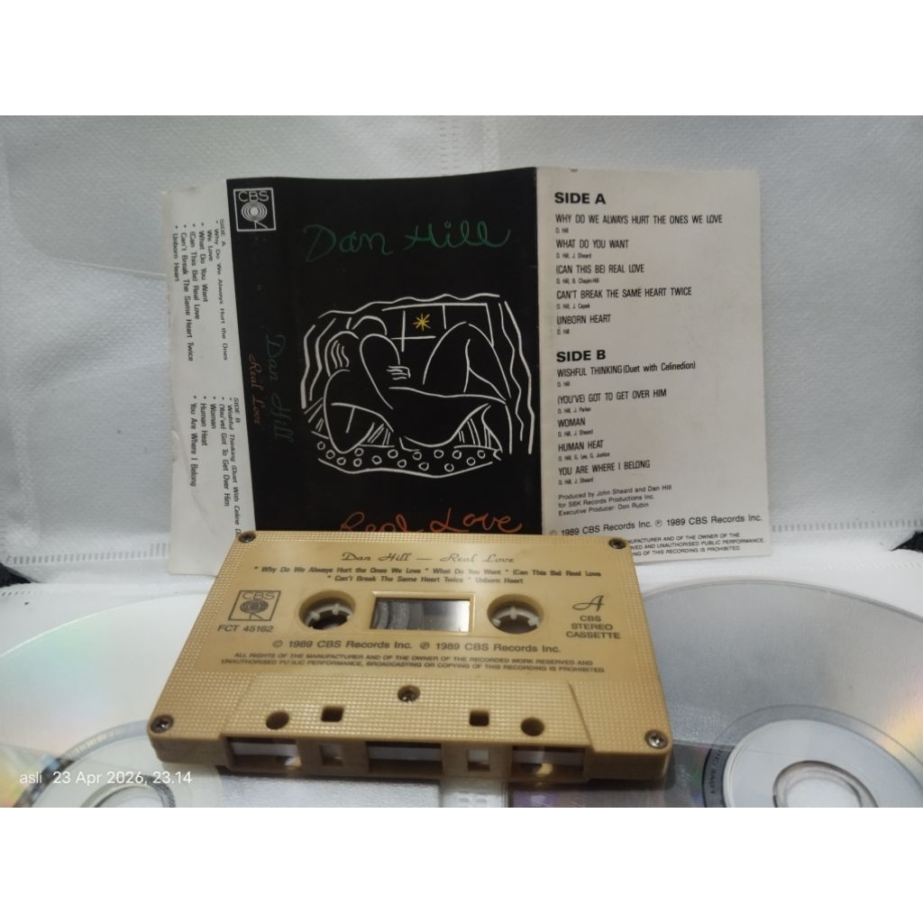 kaset pita DAN HILL // real love