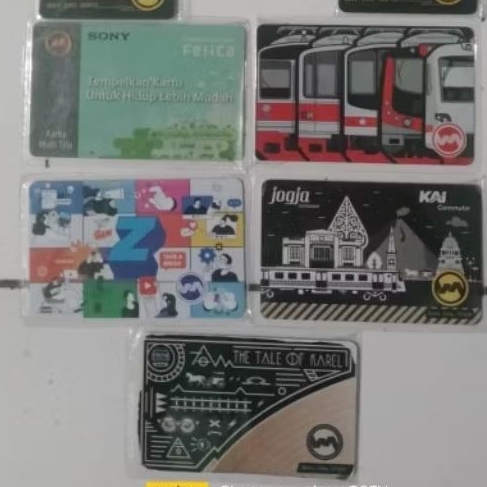 Kartu multi trip KRL ORIGINAL limited edition / KMT preloved