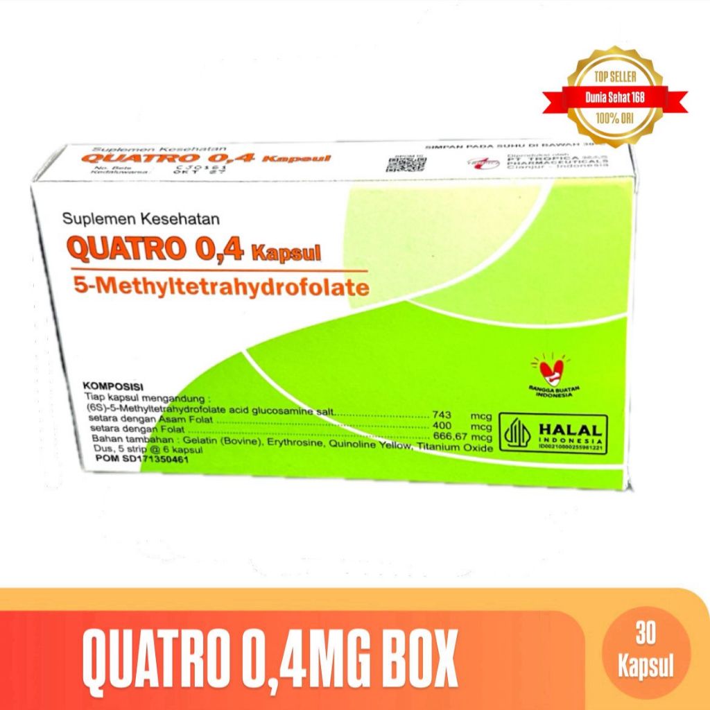 QUATRO 0.4 MG BOX 30 KAPSUL