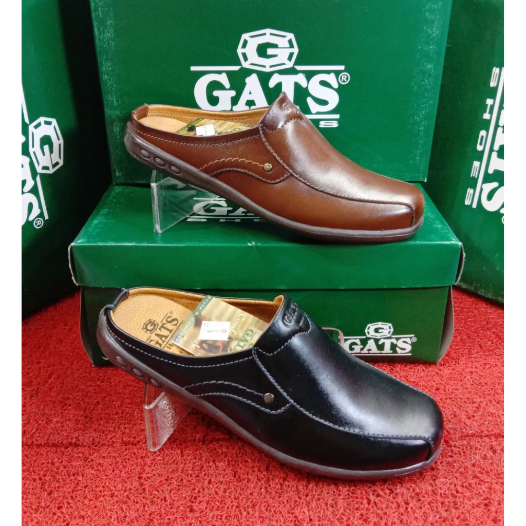 Sepatu sandal selop kulit GATS NB O0O3 original