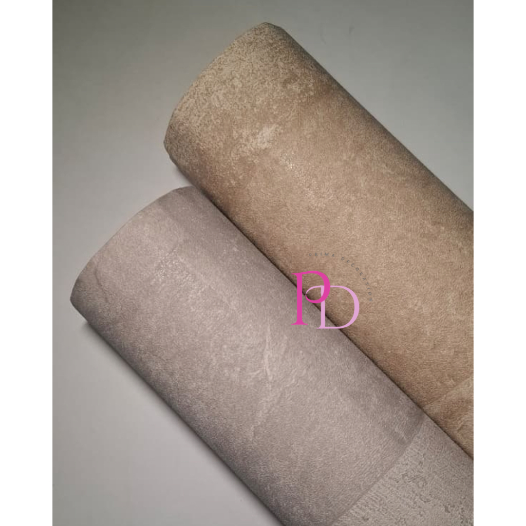 Wallpaper Dinding Vinyl Korea Motif Batu Alam