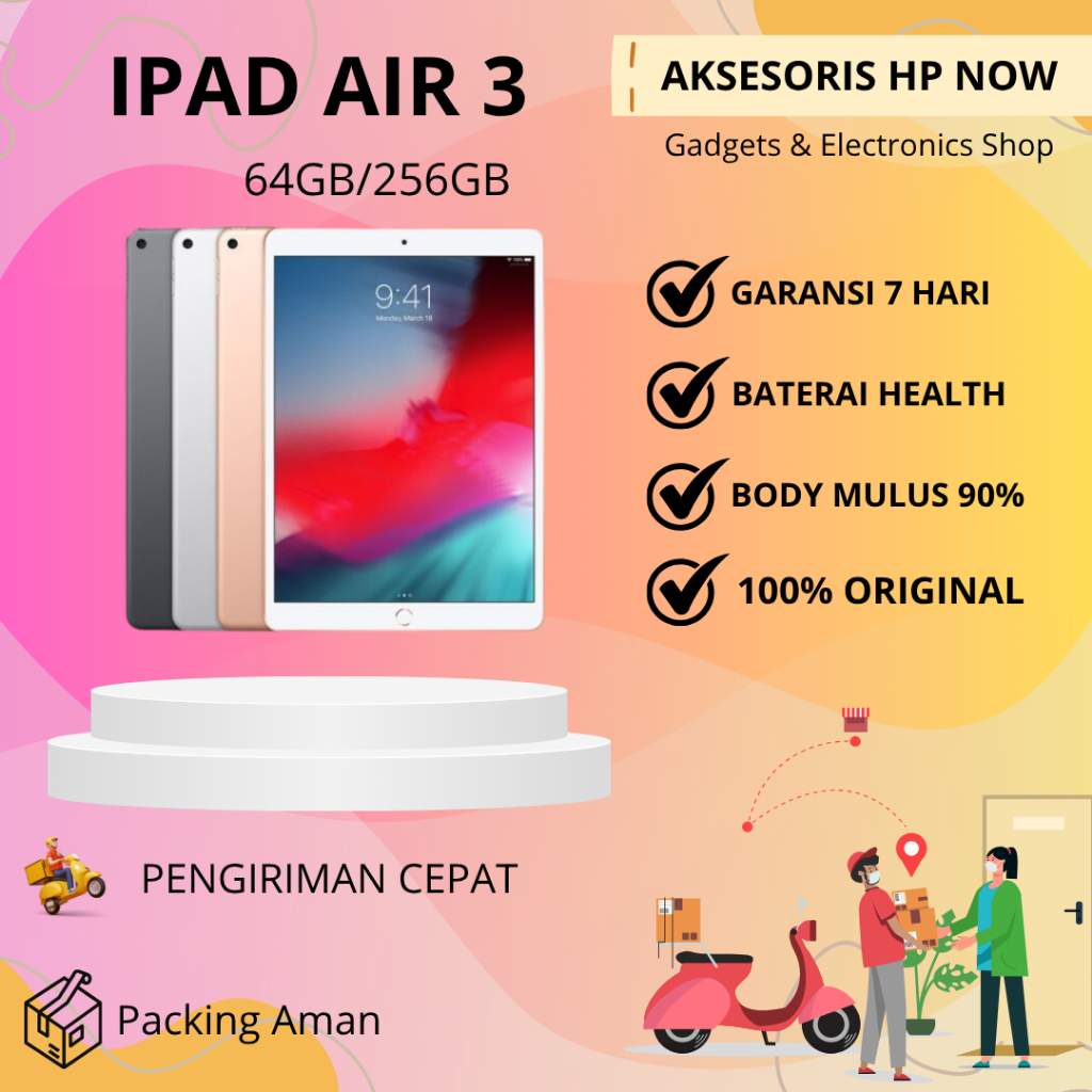 Ipad Air 3 64GB 256GB Wifi Only Second ORIGINAL - AHN