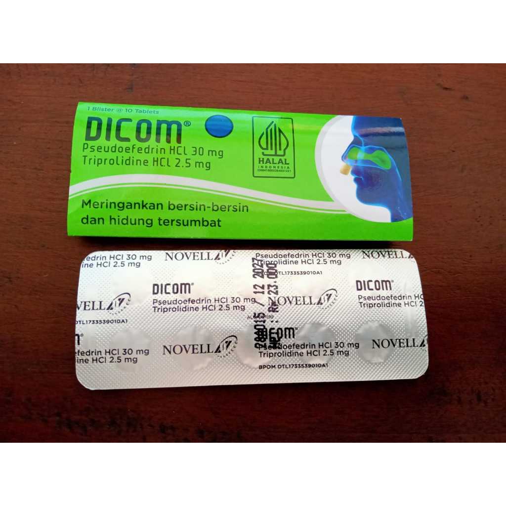 DICOM TABLET MERINGANKAN FLU DAN ALERGI