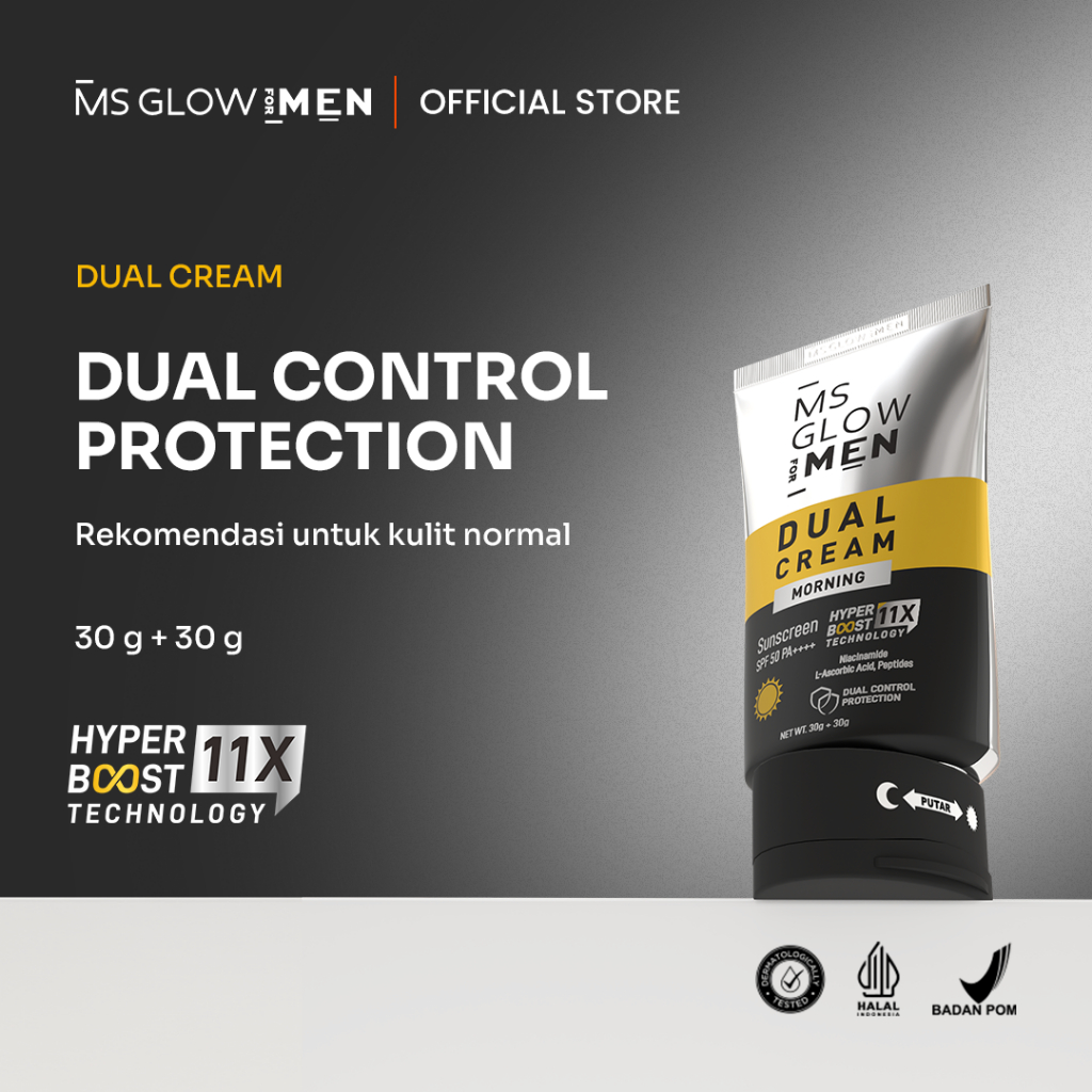 MS Glow For Men Dual Cream - 30 gr