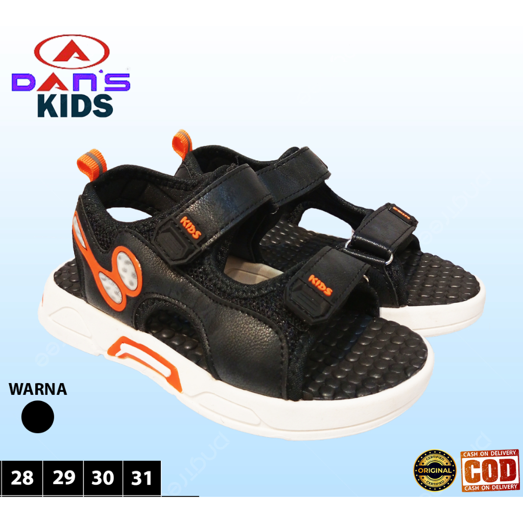 Dans Sandal sendal tali gunung LED lampu nyala impor keren Sol Phylon ringan anak laki laki original