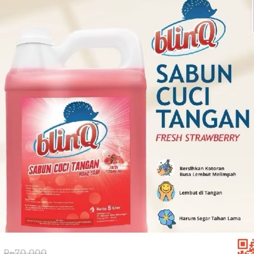 BLINQ SABUN CUCI TANGAN ANTISEPTIK 5 LITER