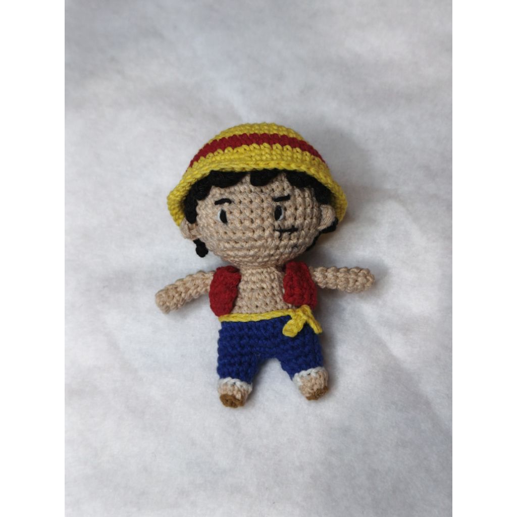 Luffy Keychain rajut