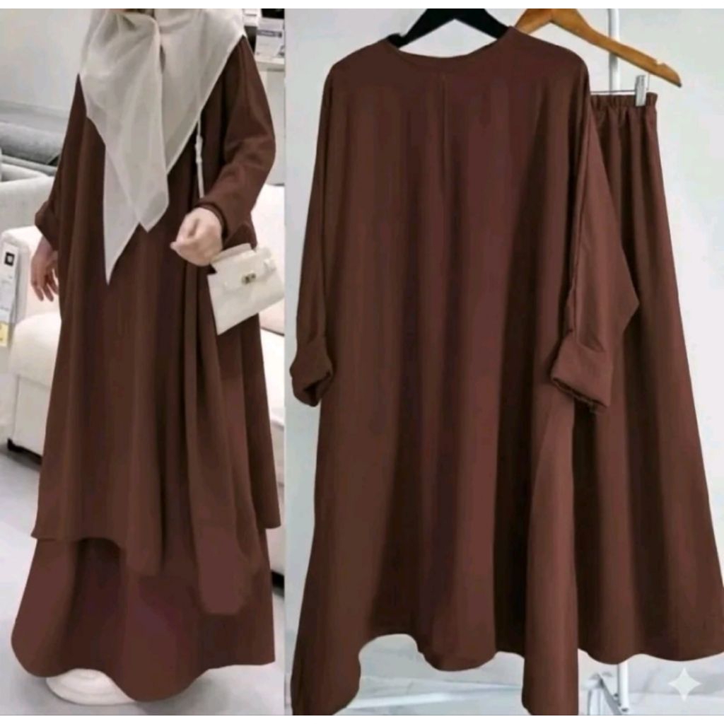 Mecca Store. id Fatiya Set Rok - Setelan Wanita Terbaru