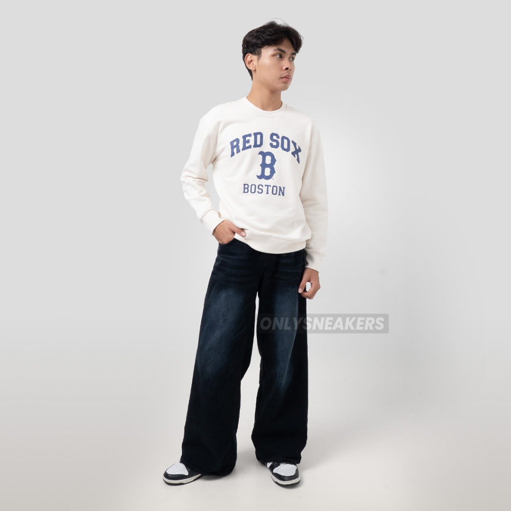 MLB VARSITY OVERFIT BOSTON RED SOX SWEATSHIRT